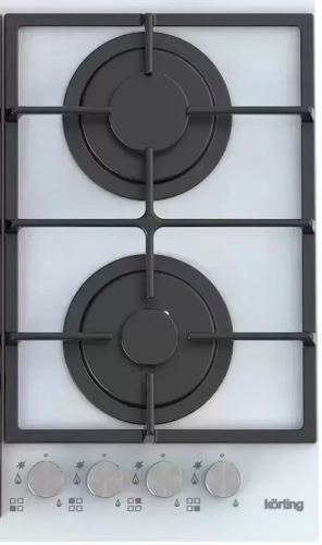 Газовая стеклянная варочная панель Korting HGG 6734 CTW фото 2