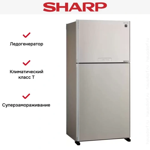 Двухкамерный холодильник Sharp SJXG60PMBE фото 3