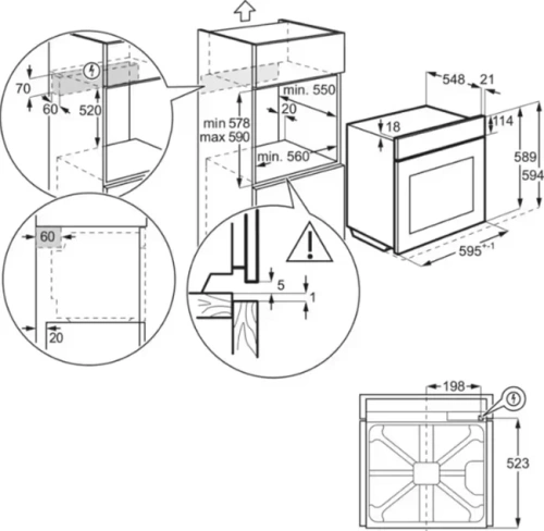Духовой шкаф AEG TU5AB21FSB фото 4