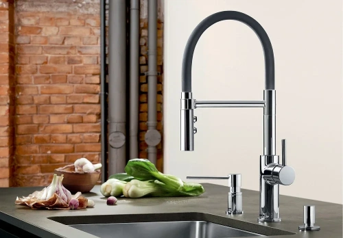 Смеситель Blanco CATRIS-S Flexo 525792 нержавеющая сталь фото 2
