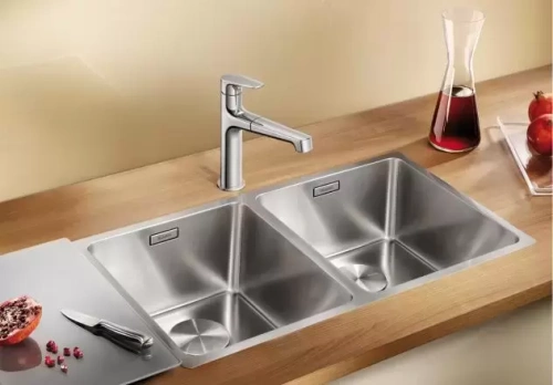 Мойка Blanco ANDANO 340/340-IF нержавеющая сталь полированная фото 2