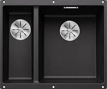 Мойка BLANCO SUBLINE 340/160-U Silgranit антрацит, чаша справа