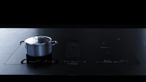 Индукционная варочная панель с вытяжкой KMI 8590.0 SR черный вельвет Куперсбуш / Kuppersbusch фото 5