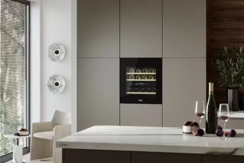 Встраиваемый винный шкаф Korting KFW 604 DB GN фото 4