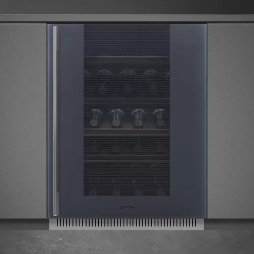 Встраиваемый холодильный шкаф для вина Smeg CVI138RG фото 2