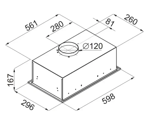 Встраиваемая кухонная вытяжка MAUNFELD Crosby Singl 60 черный фото 17