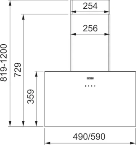 Вытяжка Franke LENS 50 BK фото 7
