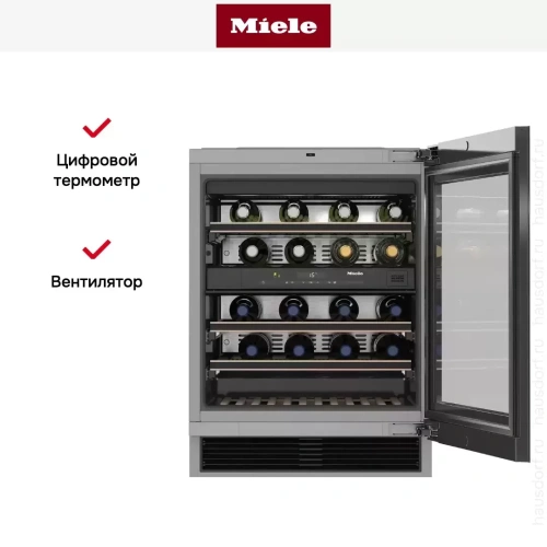 Встраиваемый винный шкаф Miele KWT 6322 UG OBSW фото 11