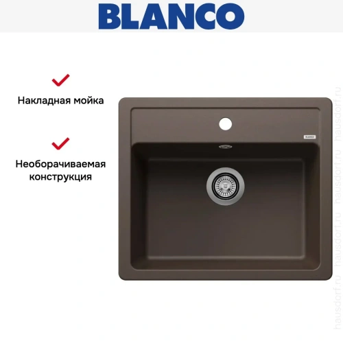 Мойка BLANCO LEGRA 6 Silgranit кофе фото 10