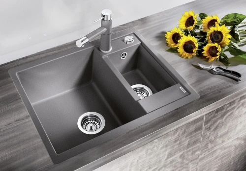 Мойка BLANCO METRA 6 Silgranit черный фото 2