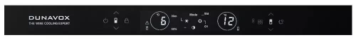 Встраиваемый винный шкаф Dunavox DVH-70.185DB.TO фото 5