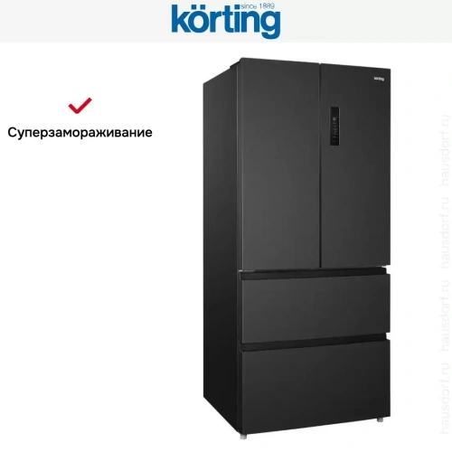 Четырехдверный холодильник Korting KNFF 82535 XN фото 19