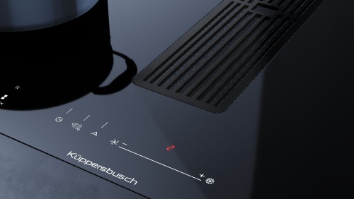 Индукционная варочная панель с вытяжкой KMI 8590.0 SR черный вельвет Куперсбуш / Kuppersbusch фото 6