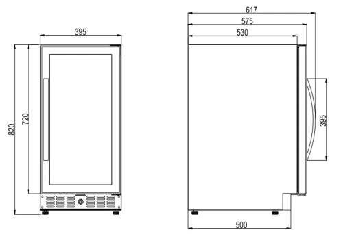 Винный шкаф Dometic E28FG Elegance фото 3