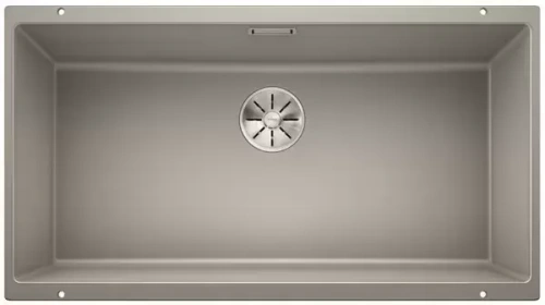 Мойка Blanco SUBLINE 800-U отводная арматура InFino® жемчужный