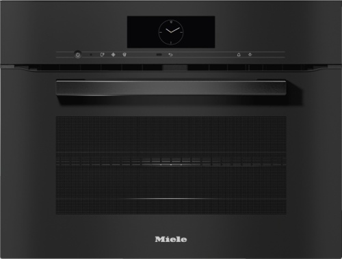 Духовой шкаф Miele компактный с СВЧ H7840BM OBSW черный обсидиан