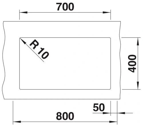 Мойка Blanco ROTAN 700-U Silgranit антрацит фото 4