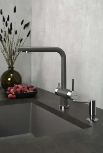 Комплект смесителя Omoikiri NAGANO-LG + PURE DROP LITE фото 3