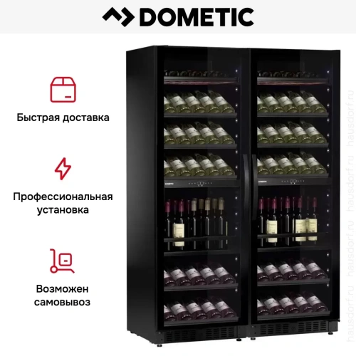 Винный шкаф Dometic E115FG VinoView Double Elegance фото 12