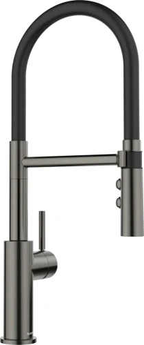 Смеситель Blanco CATRIS-S Flexo черная сталь