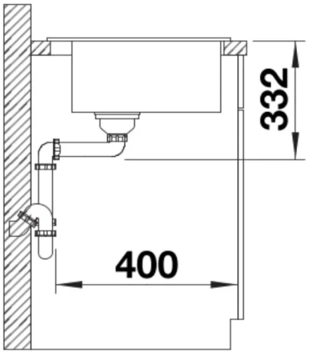 Мойка BLANCO NAYA 5 Silgranit белый фото 5