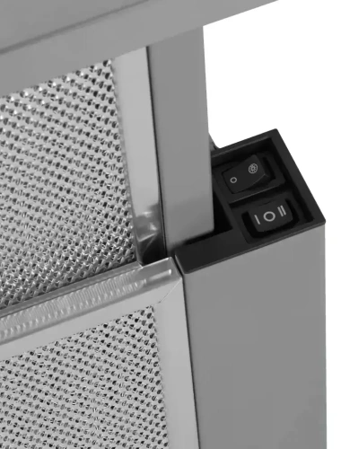 Встраиваемая вытяжка Maunfeld VSQ 60 нержавеющая сталь/белое стекло фото 14