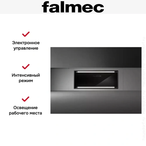 Встраиваемая вытяжка Falmec PARALLEL BLACK 70 фото 7