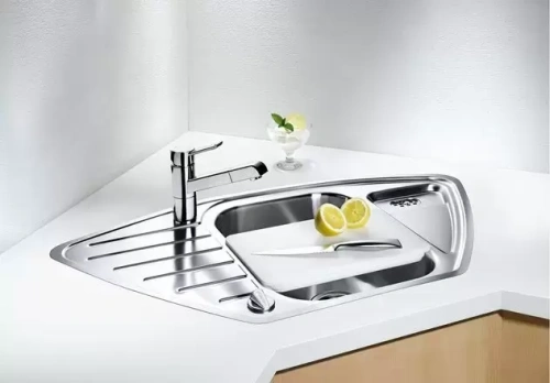 Мойка Blanco Lantos 9E-IF нержавеющая сталь полированная фото 4