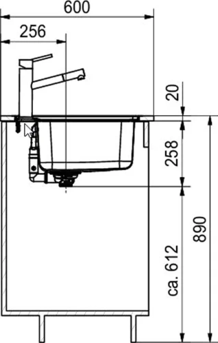 Мойка Franke BCX 210-51 TL сталь фото 4