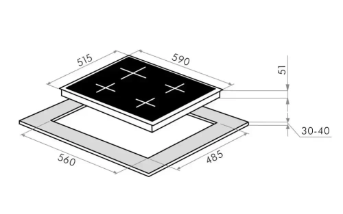 Газовая варочная панель MAUNFELD EGHE.64.43CW/G фото 20