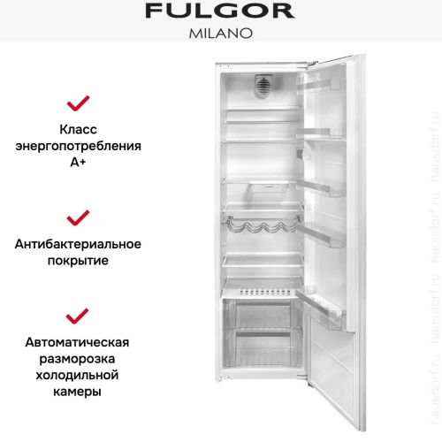 Встраиваемый холодильник Fulgor Milano FBRD 350 E фото 2