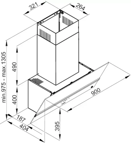 Вытяжка De Dietrich DHV4974HB фото 6