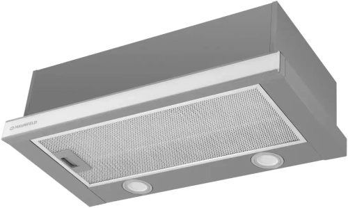 Встраиваемая вытяжка Maunfeld VSQ 60 нержавеющая сталь/белое стекло