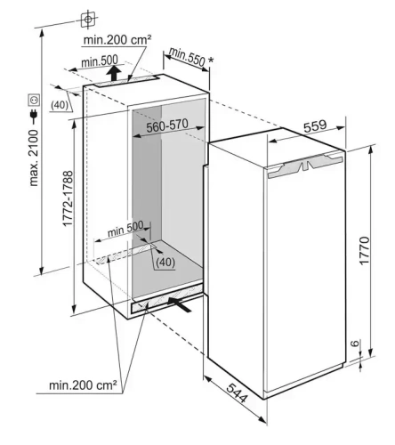Встраиваемый холодильник Liebherr IKBP 3560 Premium BioFresh фото 6